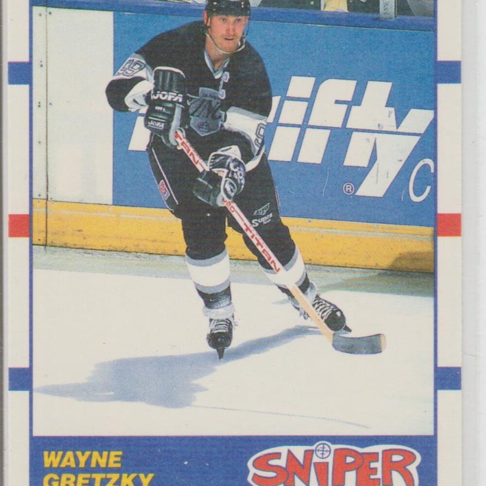 Wayne Gretzky 1990 SCORE Sniper #336